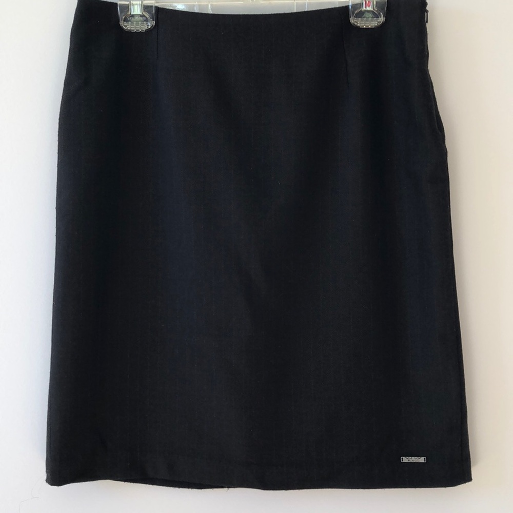 Ben Sherman brown skirt with subtle pin stripes